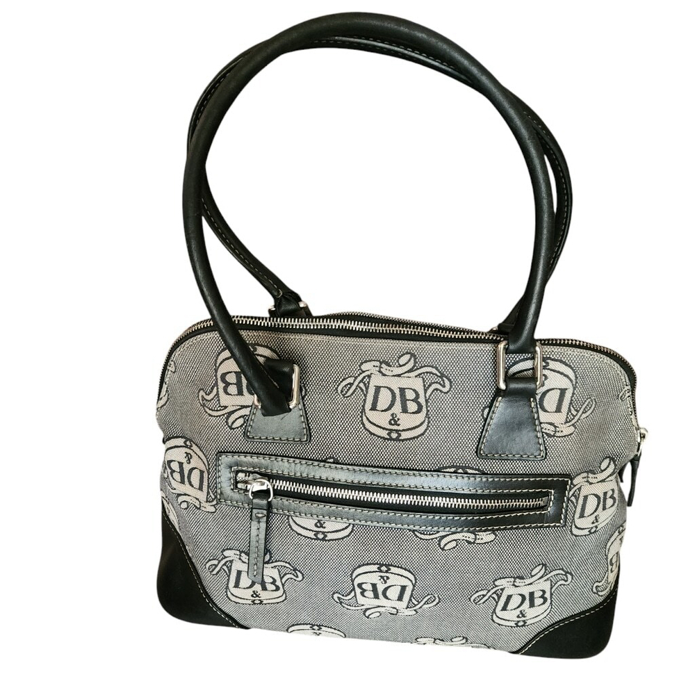 Dooney & Bourke Large Handbag Gray Black